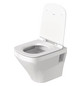 Duravit WC-Sitz DuraStyle ohne Absenkautomatik, Scharniere Edelstahl, weiß