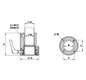 Tragarm-Komponente H115mm Metall gr RAL7040