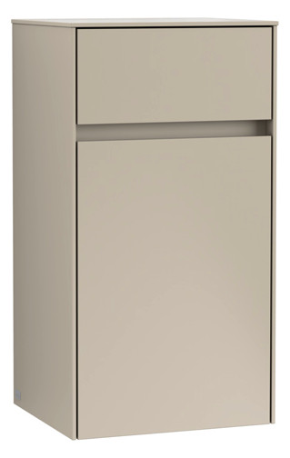 V&B Seitenschrank Collaro 40,4x74,8x34,9cm, Anschlag links, soft grey