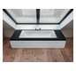 Badewanne BetteSelect Duo-3473 180x80x42cm, Mittelablauf, manhattan