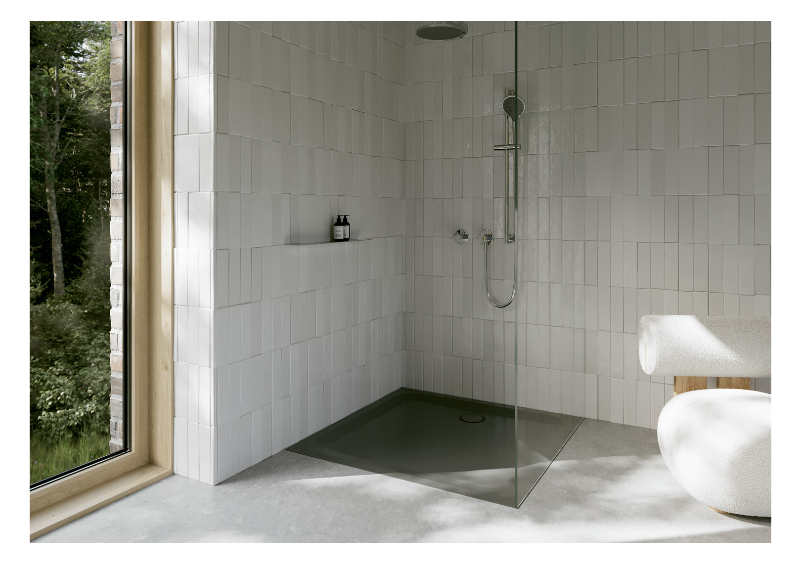 Duschwanne BetteUltra 8743 110x110x3,5cm, smoke