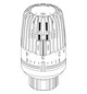 Heimeier Thermostat-Kopf VK Standard, mit Klemmverschluss, weiß
