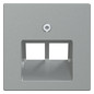 Zentralplatte UAE/IAE 2f System M alu Schraubbef