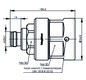 4.3-10-Buchse Rundkabel 5 50Ohm