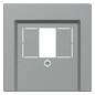 Zentralplatte TAE 2f System M alu Schraubbef