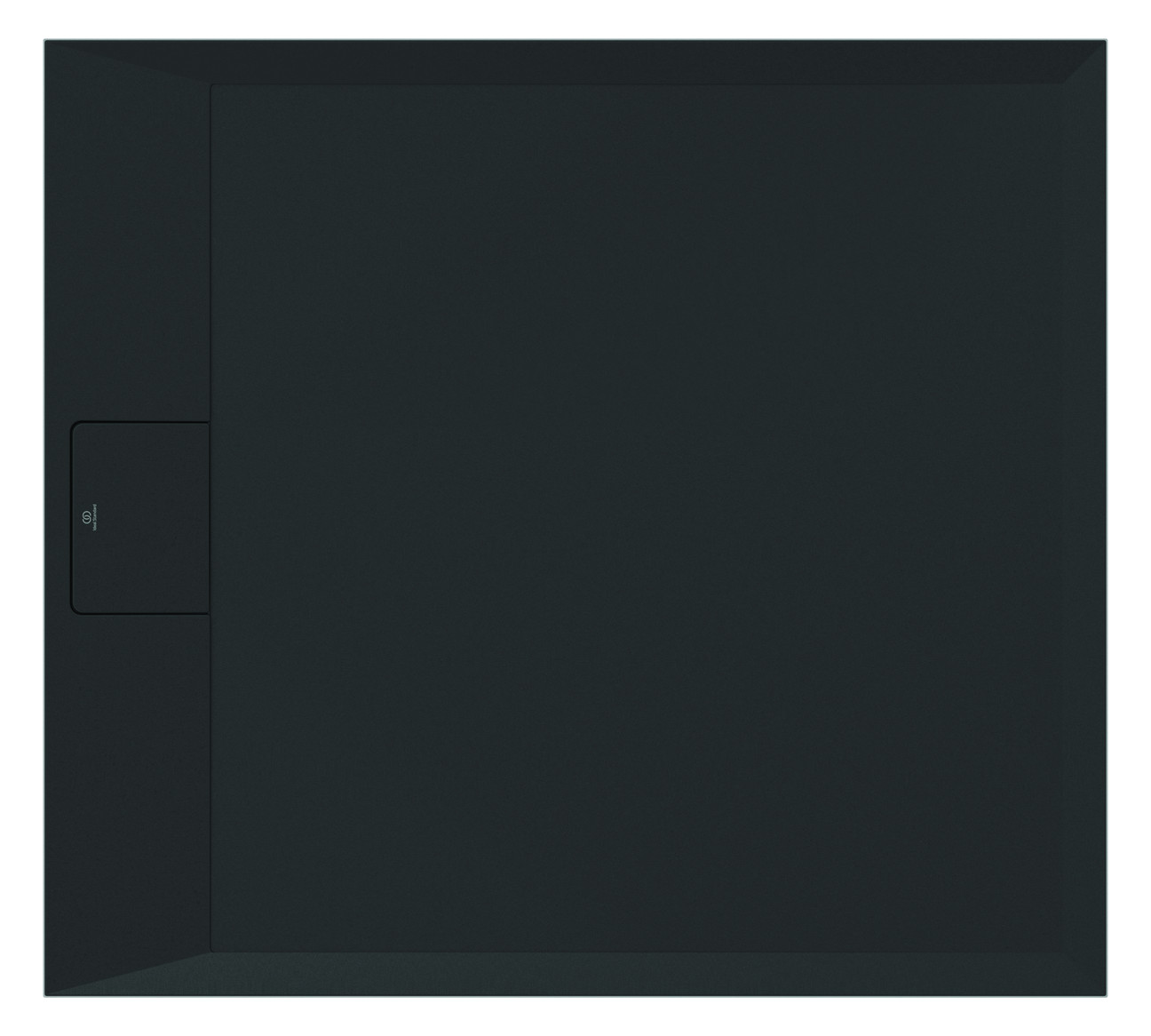 Ideal-Standard Rechteck-Brausewanne Ultra Flat S i.life 100 x 90 x 3 cm, Schiefer, Aufbauhöhe 30mm
