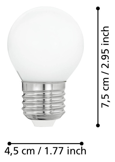 EGLO Leuchtmittel E27-LED-G45 4W  110036 