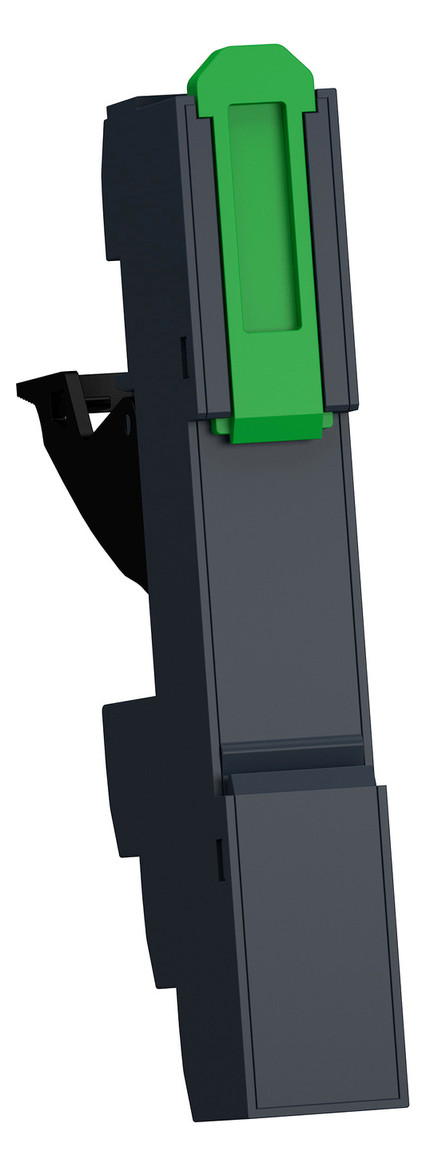 Relaissockel Federzug TS35 5Pins abn.Klemm Hutschiene TH35 16x67x98mm