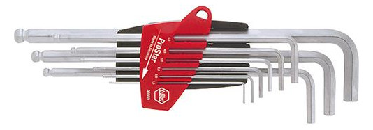 Wiha-Kugelkopf-Winkelschraubendreher-Satz 369S9 - SW 1,5-10