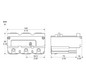 Drehstromzähler Dreileit Compact elektr geeicht A 300A 250A Modbus 184-276V/N-L