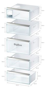 Gefrierschrank 328l C 170kwh 38dB ws NoFrost 5Korb B700xH1760mm Warnsignal: