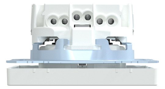 Steckdose 1f lows glz System Design UP m.BS Mit erhöhtem Berührungsschutz IP20