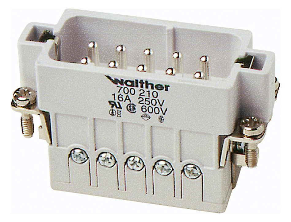 Kontakteinsatz Stift 10p Schraub 16A 250V 0,5-2,5qmm
