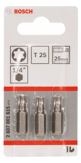 Bit TX25 L=25mm 6,4mm(1/4) 1/4Zoll