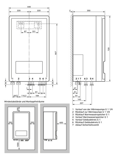 Vaillant Hydraulikstation   VWZ MEH 67/6 