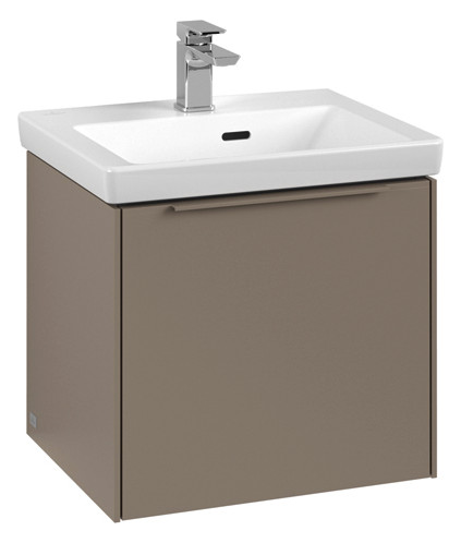 V&B Waschtisch-Unterschrank Subway 3.0 47,3x42,9x40,8cm, mit LED/Griff monochrom, taupe