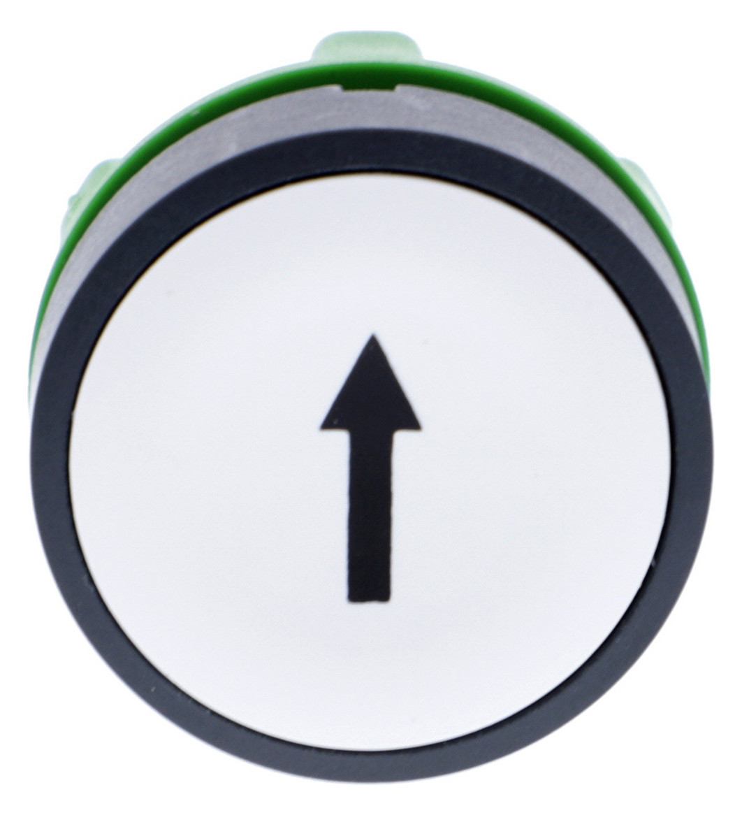 Drucktaster Front 1f ws Ø22mm rnd IP66 Tastend