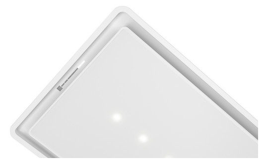 Deckendunstabzug 888mm ws A 56dB Ø150mm 450cbm/h LED 3st Abl/Uml T510mm