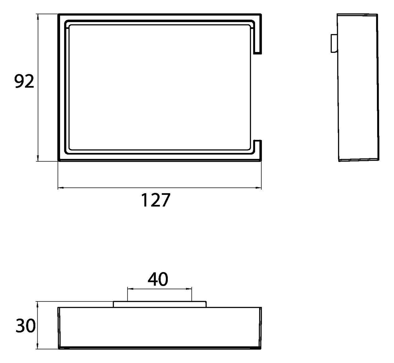 EMCO Papierhalter Liaison chrom, mit Deckel