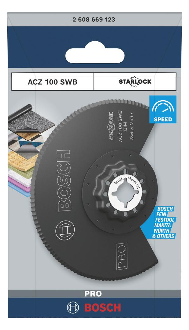 Bild Segmentsägeblatt BiM 100mm, ACZ 100 SWB PRO Starlock 1-tlg. BOSCH-1