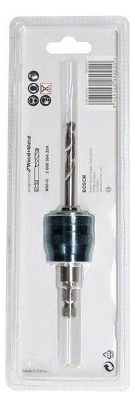 Lochsägen-Aufnahmeschaft Sechskant 6,35mm 16-210mm Mit Zentrierbohrer