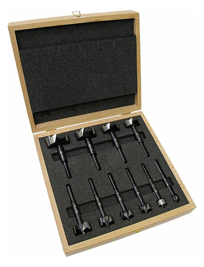 FISCH-Forstnerbohrer-Satz Black Shark - 10-teilig, 15-55m