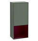 V&B Seitenschrank Wandbeleuchtung Finion 41,8cm, rechts, Regal unten Peony Matt, Olive Matt Lacquer
