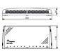 Patchpanel 12Ports MPD12-HS K Cat6A Wandmont Schirm RAL7035 118x255x37mm