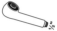 Bild Geschirrbrause Chrom, 1/2"", für Hochdru ck - KIRCHHOFF-6