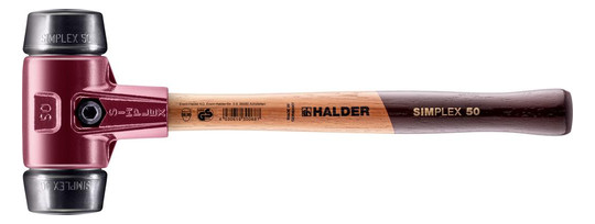 HALDER-Simplex-Schonhammer 50 mm, Gummikomposition