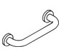 HEWI Wannengriff 477 250x85x28mm, Rosetten d= 60mm, anthrazitgrau