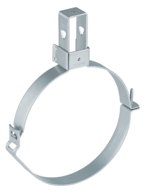 Geberit Rohrschelle Pluvia Ø 200/200/208 mm, verstellbar, galvanisch verzinkt