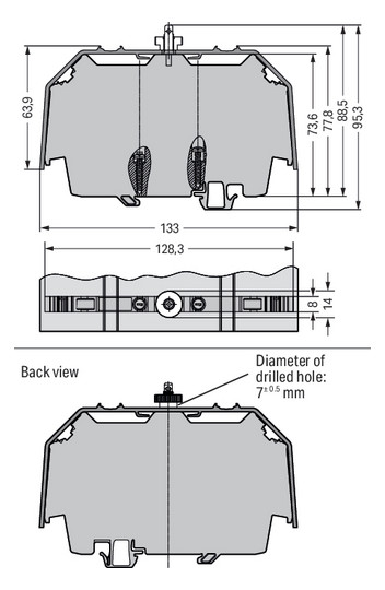 Abdeckung Serie 709