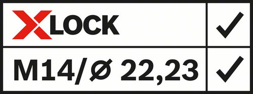 Trennscheibe X-LOCK 125x1mm f.Metall Geeignet für Metall
