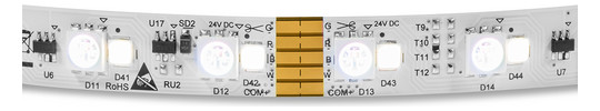 LED-Lichtband 19,25W/m rgbw 3000K 100mm 120Stk/m IP00 LED nicht austauschbar DC