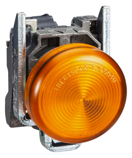 Leuchtmelder komplett 1f LED UC rnd fl Ø22,5mm or IP65