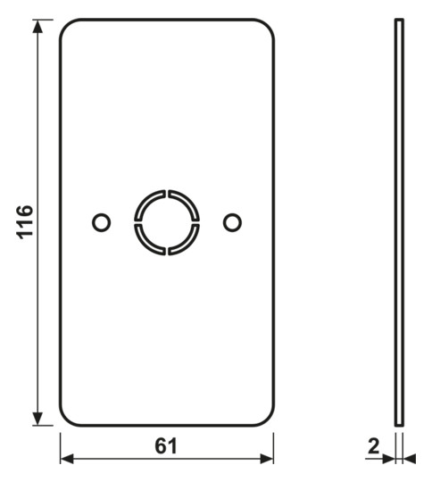 Bodenplatten für die Seri Kst ws 3f vert