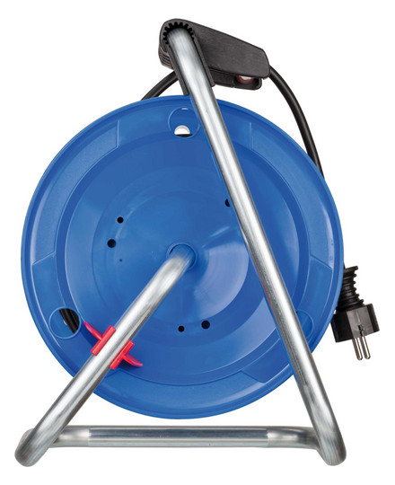 Kabeltrommel Kst 25m H05VV-F 3x1,5mm IP20 4xSteckdosen m.Tragerahmen