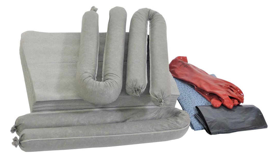 Bild Notfallset, Tasche, Inhalt grau, Aufnahme 50L PP-Bindevlies hohe Aufnahmekapazität - n.a.-2