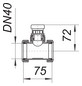 Dallmer Rohrbelüfter 902 T DN 40, Polypropylen, hochschlagfest