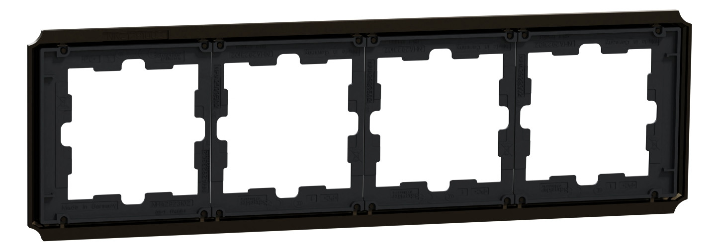 Rahmen 4f mokka glz Metall Edst