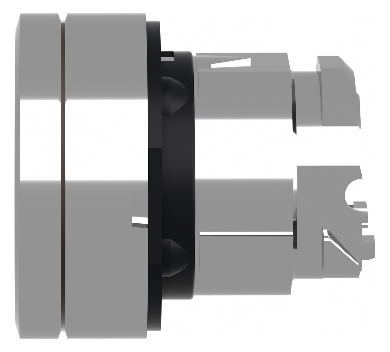 Drucktaster Front 1f ws bel.b Ø22,5mm rnd Geeignet für Beleuchtung IP66