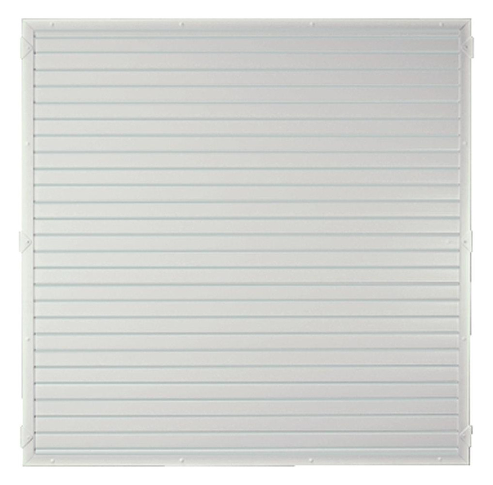 Bild LIGHTLINE KS-Zaunelement 180 x 180 cm Fü llung / Rahmen WEISS - n.a.-0