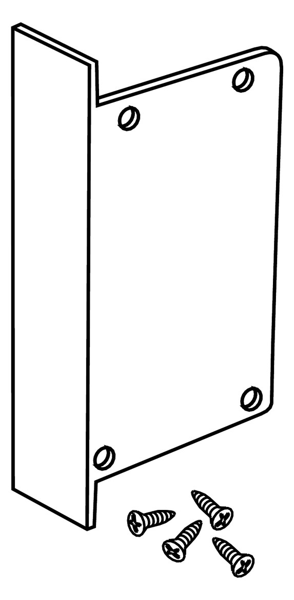 Endstück GEB-K 72x72mm Alu re ver-ws hfr RAL9016 besch