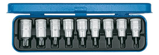 GEDORE-Torx-Einsatz-Satz ITX19PM, 1/2-Antrieb - T20-T60