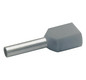ZW-Aderendhülse 0,75qmm 8mm isol PP gr Cu Polypropylen (PP) verzinnt