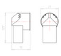Hohlwanddose luftd ECONflex Ø68x75mm Kst 122x71x75mm IP30 rnd