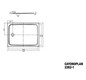 Kaldewei Duschwanne CAYONOPLAN 2262-1 80x120x1,8cm, Secure Plus, schwarz matt 100