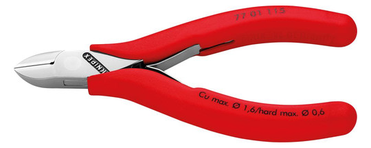 KNIPEX-Elektronik-Seitenschneider 7701 - 115mm