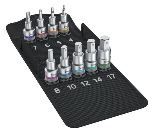 Wera-Steckschlüssel-Garnitur ZYKLOP 8740C HF1 - 1/2,...